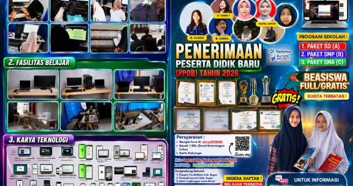 Sekolah Paket Rasa SMK di Bogor